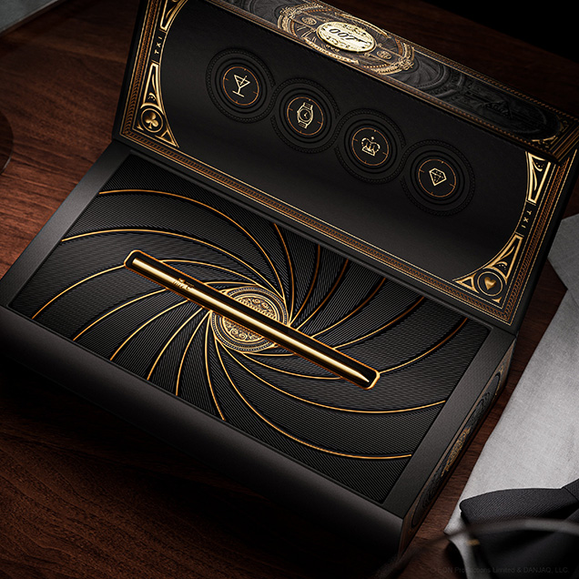 Theory11 James Bond 007 Special Edition Box Set with brass pen lock