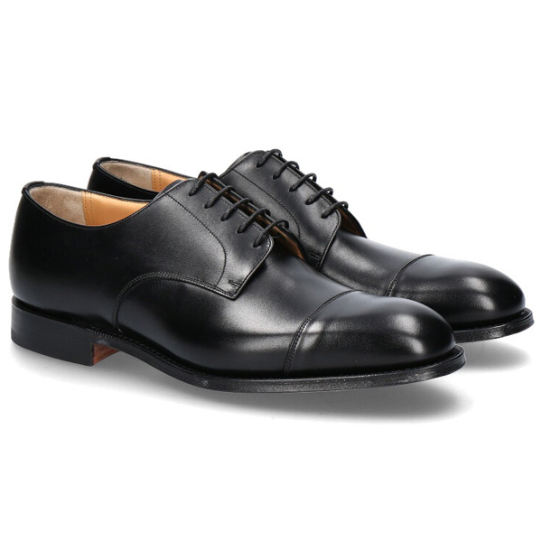 Church's Cartmel black leather derby shoes