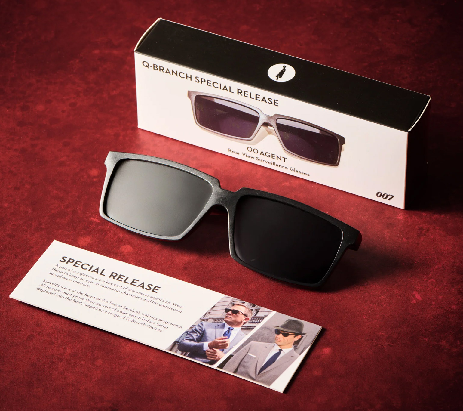 James Bond 007 Secret Agent Glasses - Q Branch Special Release