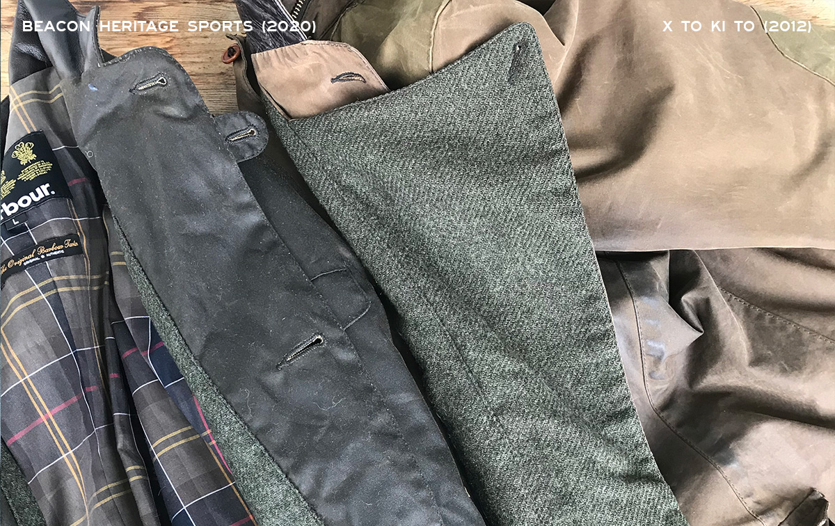 Barbour storm flap