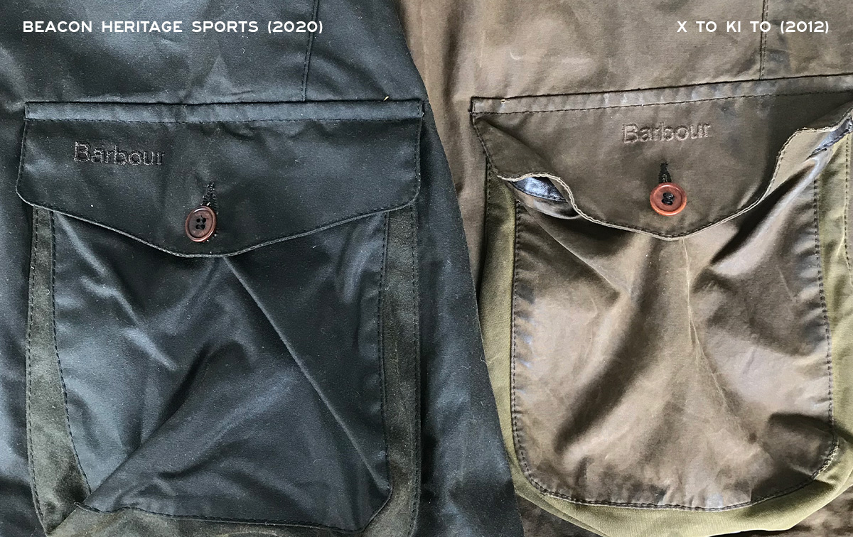 Logo Barbour pocket