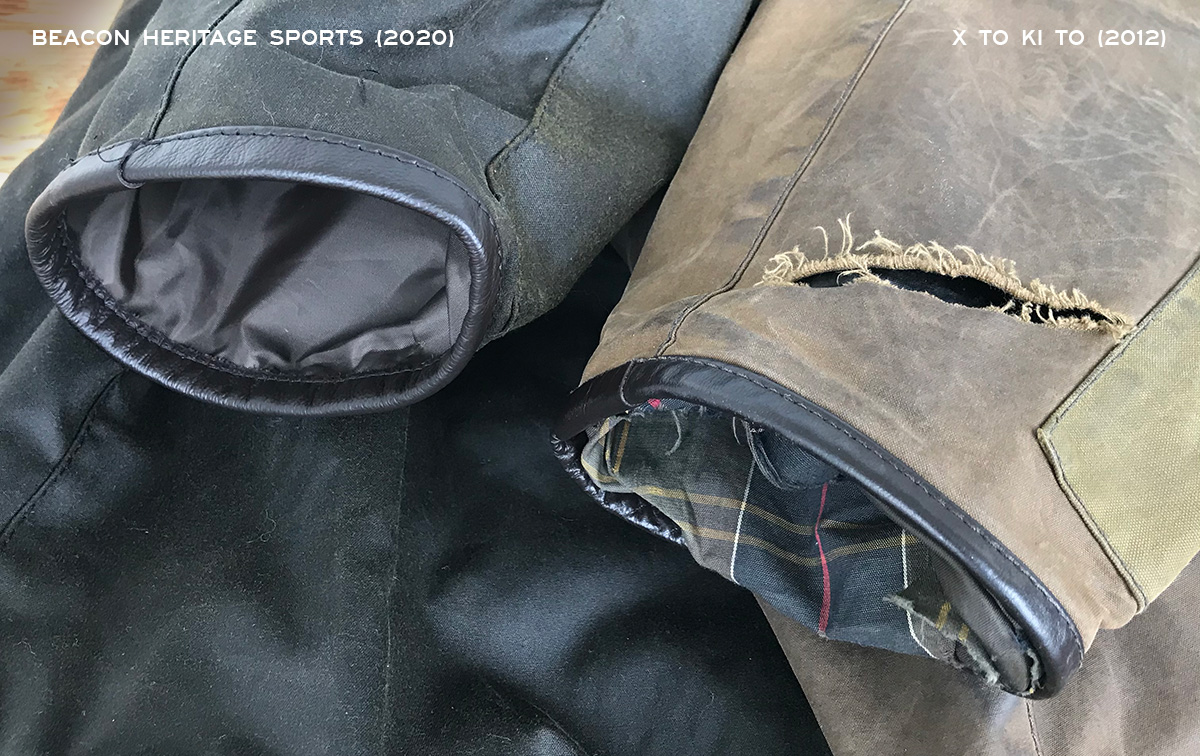 Barbour Beacon Heritage and X To Ki To sleeves and tartan lining