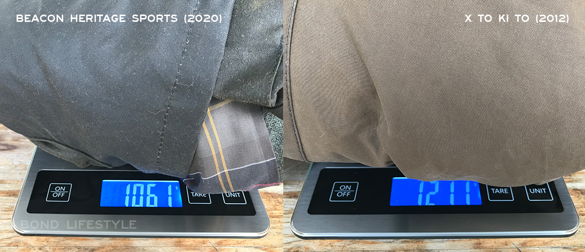 Barbour X To Ki To Commander Beacon Heritage weight