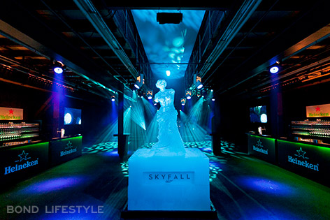 heineken ice sculpture afterparty