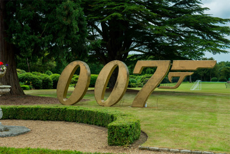 James Bond golf day Stoke Park 2013
