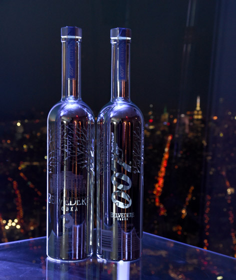 silver saber belvedere bottle
