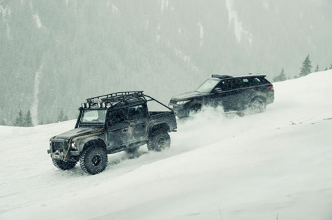 SPECTRE Land Rover Defender Austria chase scene hinx dave bautista 2