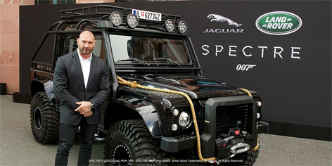 dave bautista land rover defender