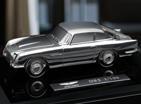 aston martin grant macdonald silver db5 model