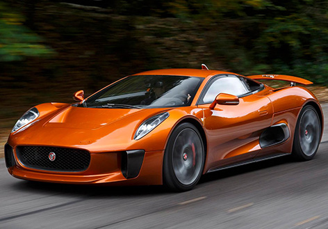 jaguar c-x75 side