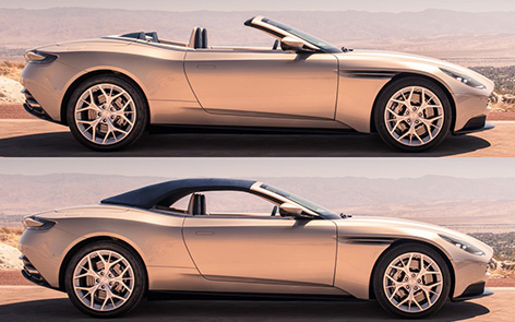 Aston Martin DB11 Volante roof