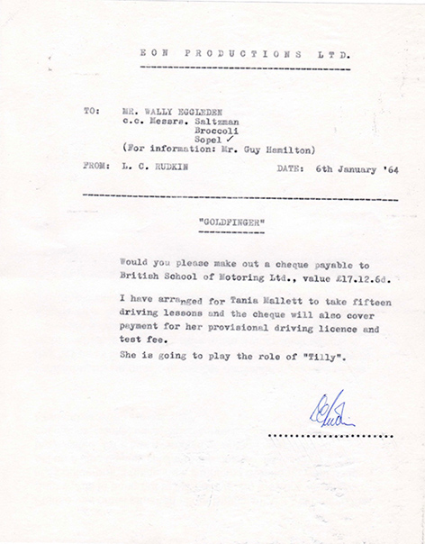 tania mallet letter driver's licence