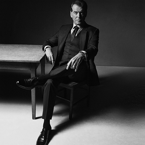 Pierce Brosnan Brioni 2018 suit shirt 1