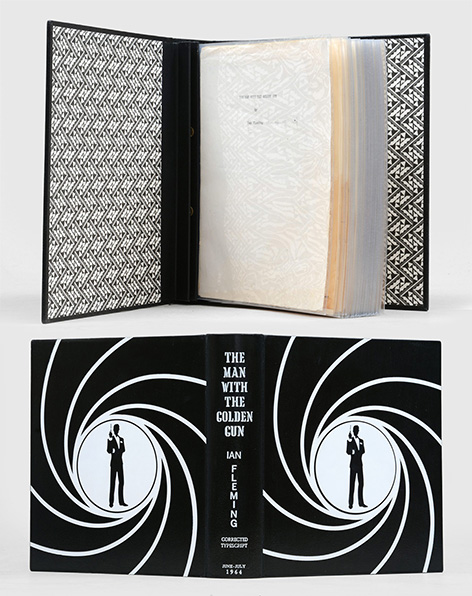 The Man With The Golden Gun notes manuscript