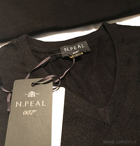 N.Peal Goldfinger Logo Sweater 007 Collection Jumper James Bond
