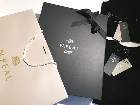 NPeal packaging 007 bag box collection James Bond