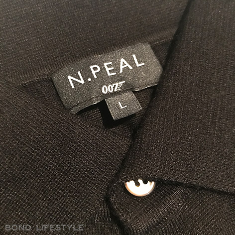 N Peal Polo Shirt 007 logo fine gauge cashmere
