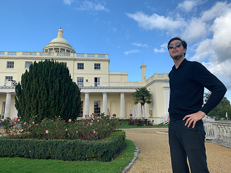 N peal v-neck sweater and polo stoke park bond lifestyle