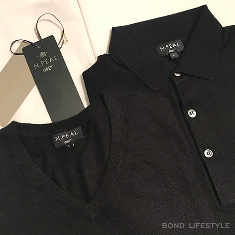 N Peal V Neck Sweater Jumper Polo Shirt 007 Collection