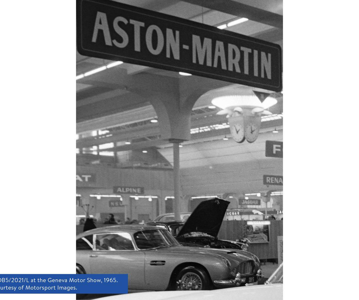 1965 Aston Martin DB5 Vantage on auction Geneva Motor Show