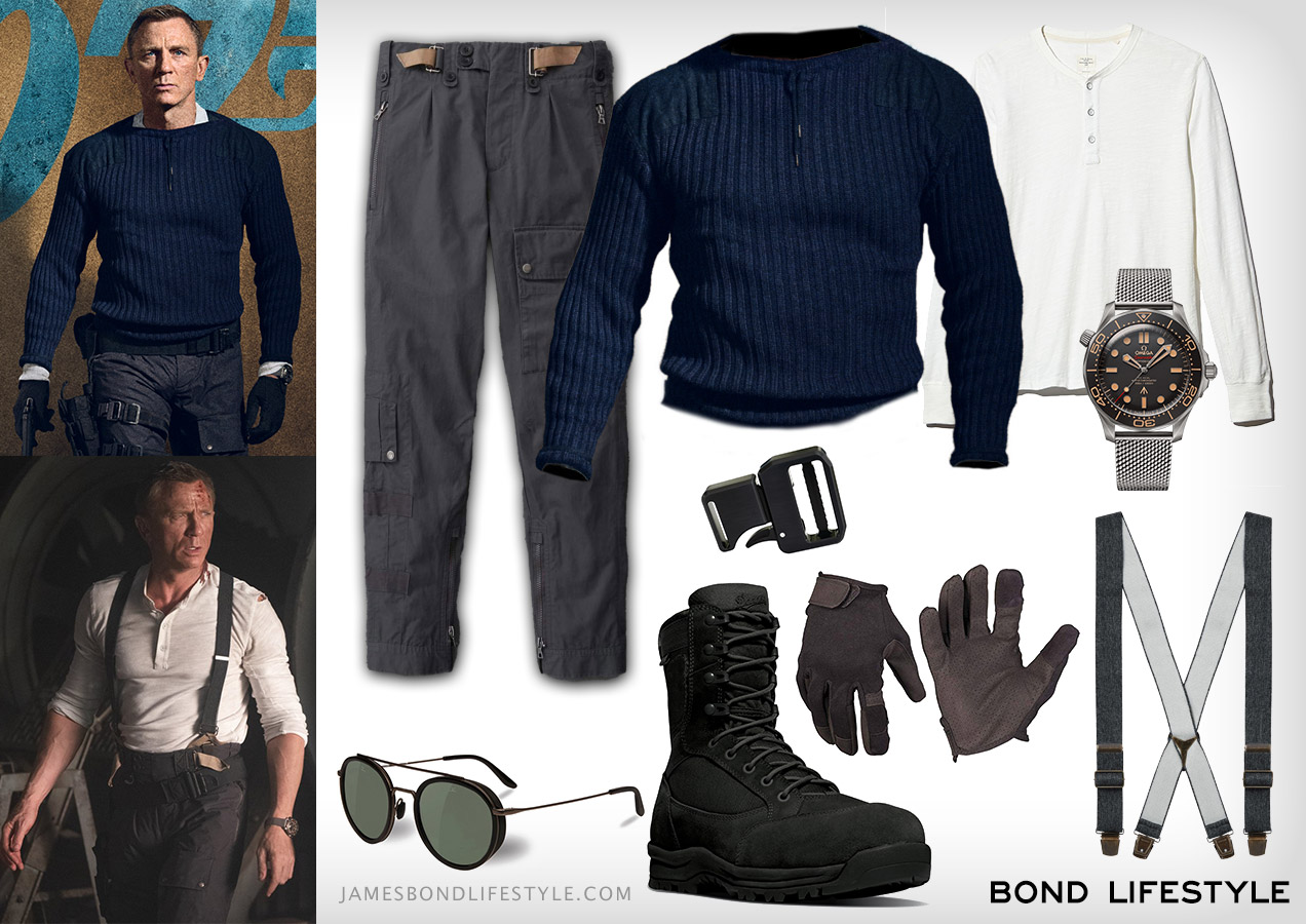 James Bond commando outfit Daniel Craig No Time To Die