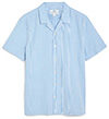 marks spencer alternative blue striped shirt