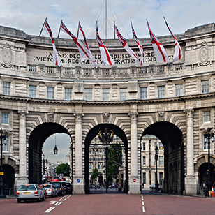 London SPECTRE filming admiralty arch