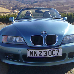 BMW Z3 in GoldenEye trim plus collectibles for sale