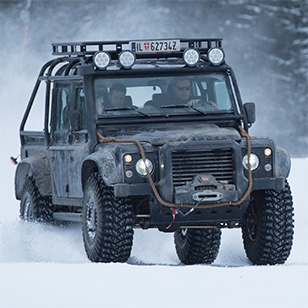 Jaguar Land Rover official partner of 007 ELEMENTS experience in Sölden