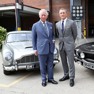 Prince of Wales visits BOND 25 set at Pinewood Studios