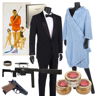 Honey Ryder Ursula Andress Dr No Bathrobe and more James Bond items at Propstore Live Auction 2024