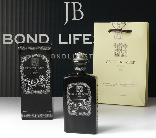 photo © Bond Lifestyle Geo. F. Trumper Eucris in the black glass bottle with crown top