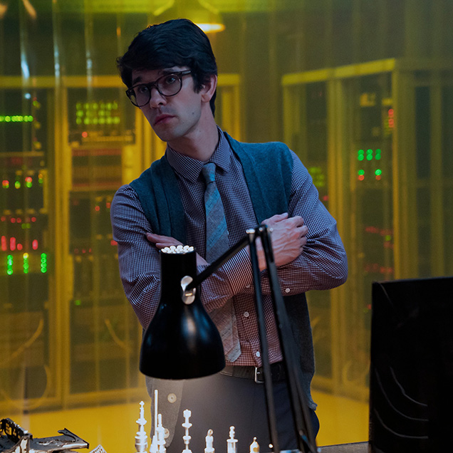 photo © Danjaq LLC, MGM, United Artists A black Anglepoise Type 75 Desk Lamp in Q's server room in No Time To Die.