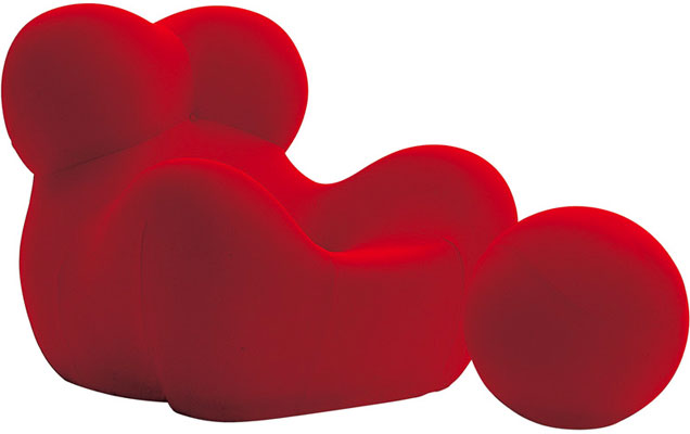 photo © B&B B&B Italia Serie Up 2000 Armchair and Pouf