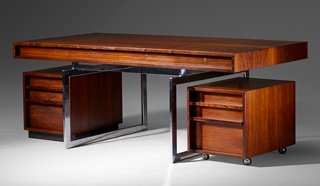 photo © Wright Auctions Desk by Bodil Kjær for E. Pedersen & Søn
