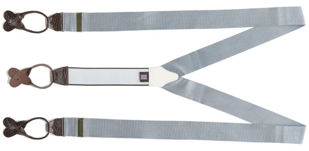 photo © Mason & Sons Albert Thurston Dove Grey braces