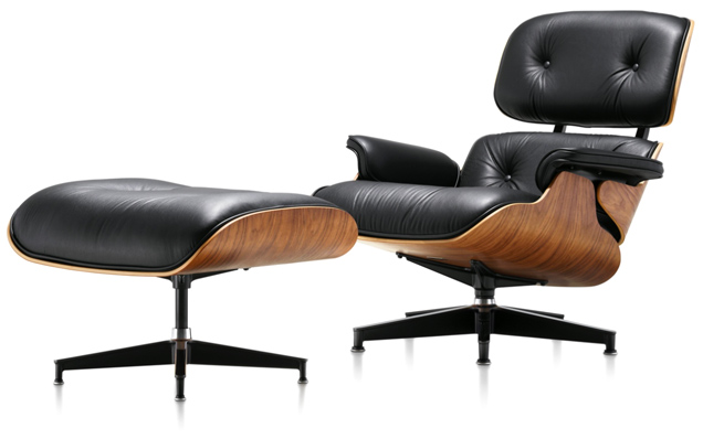 photo © Herman Miller Herman Miller Eames Longe Chair and Ottoman