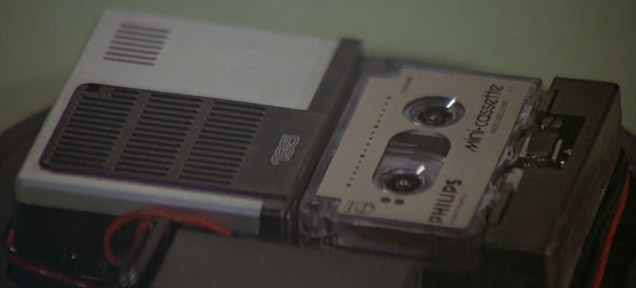 photo © United Artists, Danjaq LLC The modified Philips LFH 195 Pocket Memo in For Your Eyes Only