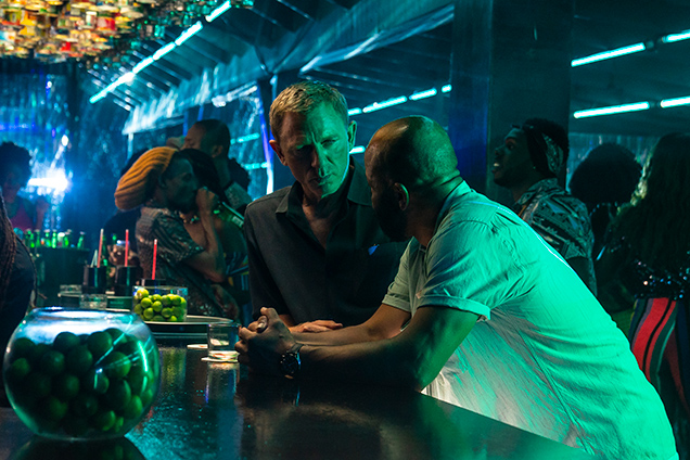 photo © Danjaq LLC, MGM, United Artists James Bond and Felix Leiter meet in Jamaica in No Time To Die.