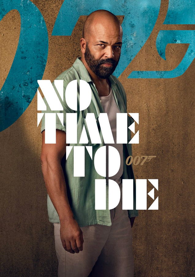 photo © Danjaq LLC, MGM, United Artists Jeffrey Wright as Felix Leiter wears the Beams Plus Colour Slub Yarn Vacation Shirt on the No Time To Die character poster