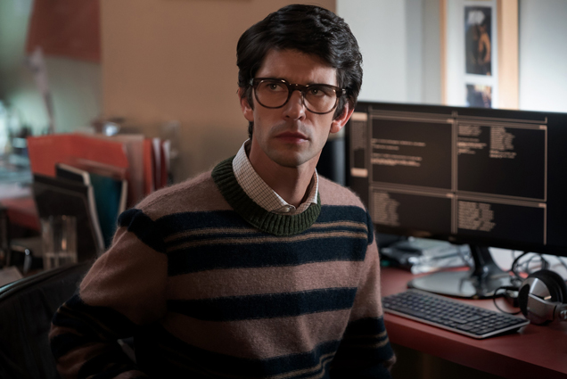 photo © Danjaq LLC, MGM, United Artists Q at his home desk in No Time To Die.