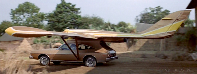 photo © United Artists, Danjaq LLC Scaramanga's AMC Matador coupe turns into an aircraft in The Man With The Golden Gun