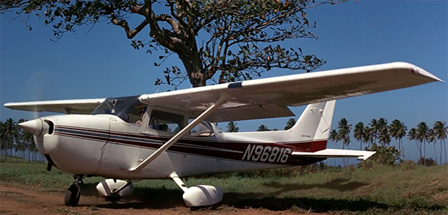 photo © Danjaq LLC, MGM, United Artists The Cessna 172P Skyhawk in GoldenEye.