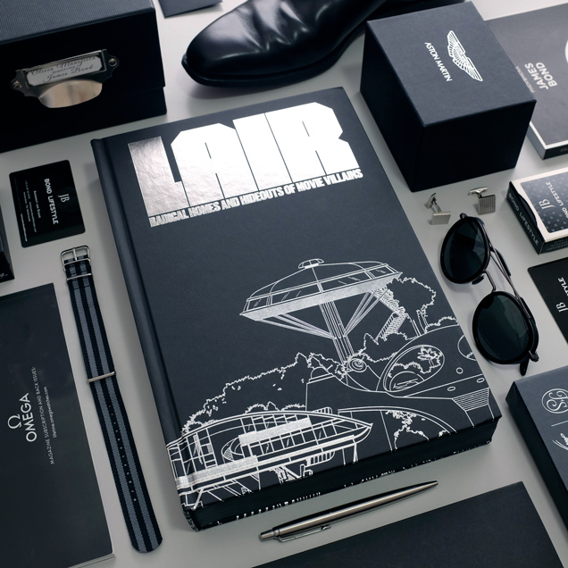 photo © Bond Lifestyle LAIR: Radical Homes and Hideouts of Movie Villains is an impressive book