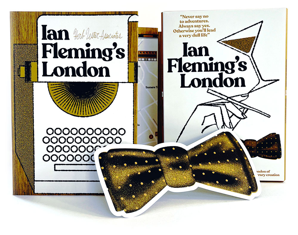photo © Herb Lester Ian Fleming's London is an illustrated fold-out guide to Fleming and Bond locations