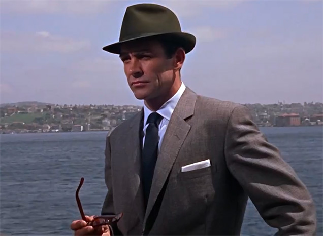 photo © Danjaq LLC, United Artists Sean Connery wears a Lock & Co. Trilby Hat in From Russia With Love.