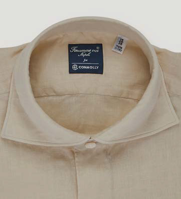 Connolly x Finamore shirt, with original collar and tag (not the 007 Collection version)