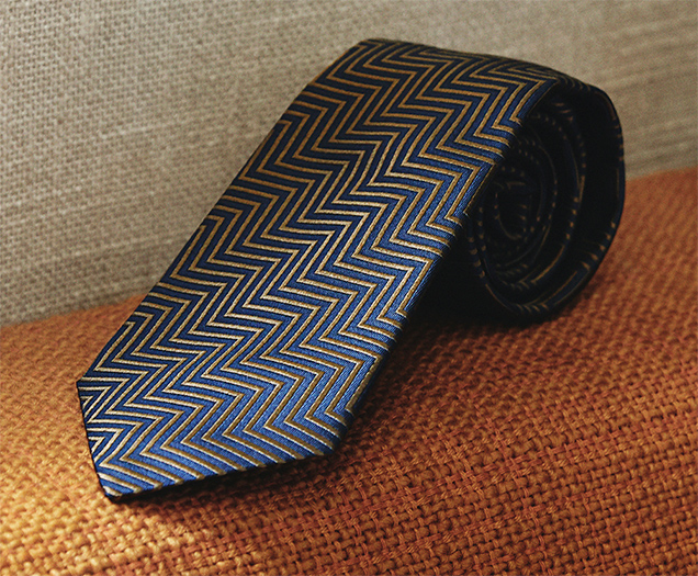 Turnbull & Asser The World Is Not Enough Zig Zag Tie as worn by James Bond