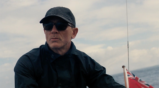 photo © Danjaq LLC, MGM, United Artists Daniel Craig as James Bond wears a Carhartt cap in the movie No Time To Die.