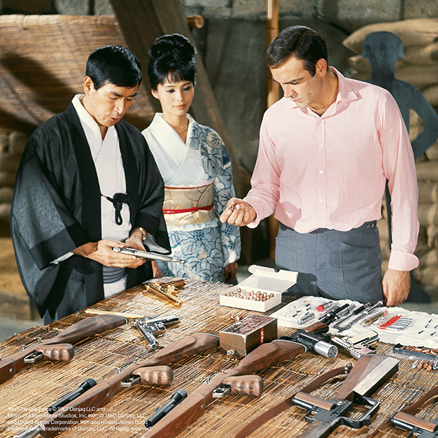 photo © Danjaq LLC, MGM, United Artists Tanaka, Aki and James Bond in You Only Live Twice